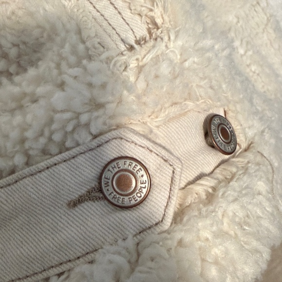 FREE PEOPLE HOLLY COZY DENIM JACKET - Picture 6 of 12